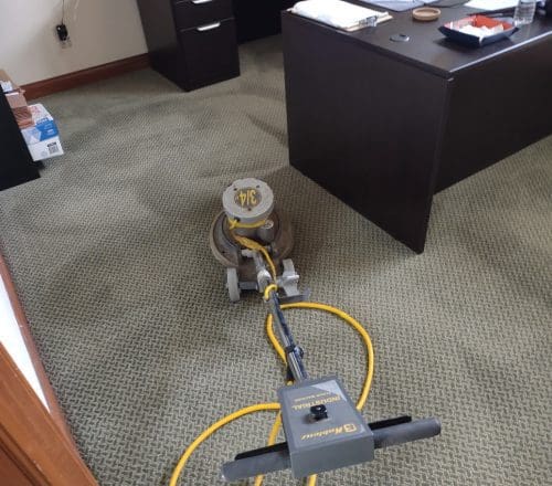 Office Carpet Preperation For Cleaning